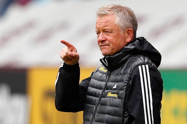 Sheffield United's manager Chris Wilder: CLIVE BRUNSKILL/POOL/AFP via Getty Images