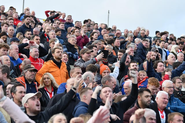 Can you spot anybody that you know in the crowd against Gillingham?
