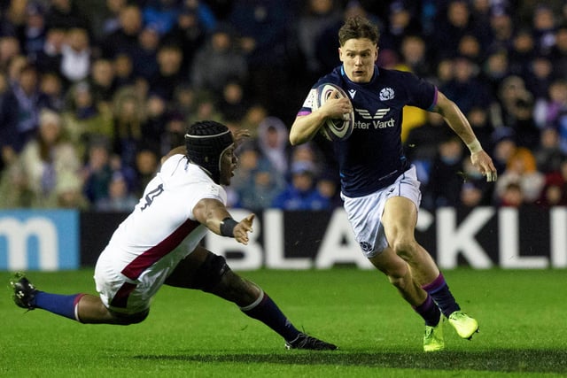 Winger had key role in both Scotland’s tries against England.