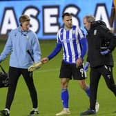 Lee Gregory limped off for Sheffield Wednesday on Saturday night. (Steve Ellis)