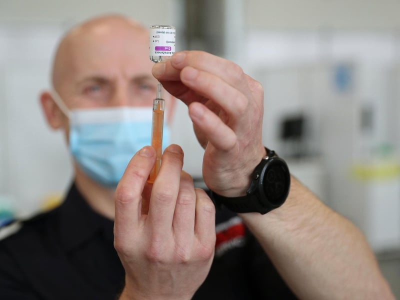 The number of over 70s who have received a first dose of Covid-19 vaccine as of February 14 was 29,964 - 97.8 per cent.