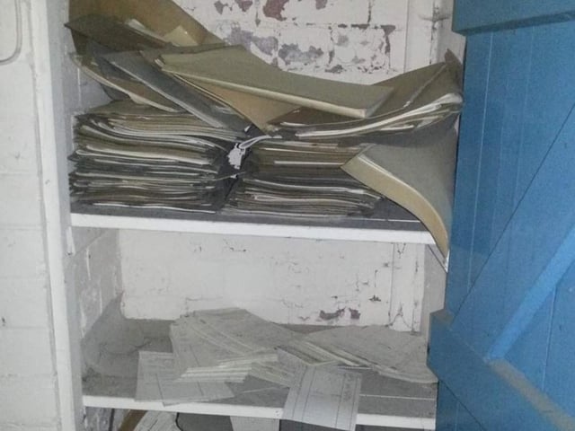 Old paperwork and medical records - that wouldn't happen now, would it?