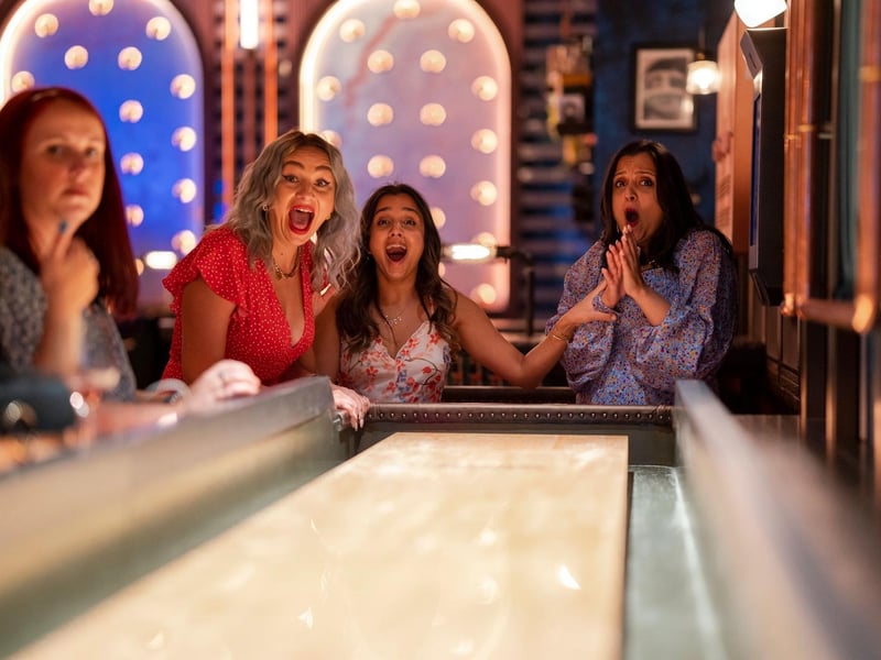 A modern twist on shuffleboard with free Prosecco for mums and limited-edition pink gin miniatures for the first 100 through the door. The high-tech scoring takes the stress out of the game, leaving you more time to enjoy the competitive spirit and the vibrant bar snacks. 👩 Electric Shuffle, 123 Fore St, Leeds LS1 5SP
