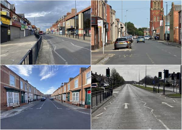Some of the Hartlepool locations where most crime is reported to be taking place, according to official figures.