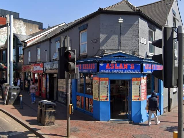 Aslan's Kebabs, on 187 West Street, in Sheffield city centre, was awarded a five-star food hygiene rating when it was last inspected on July 25, 2023