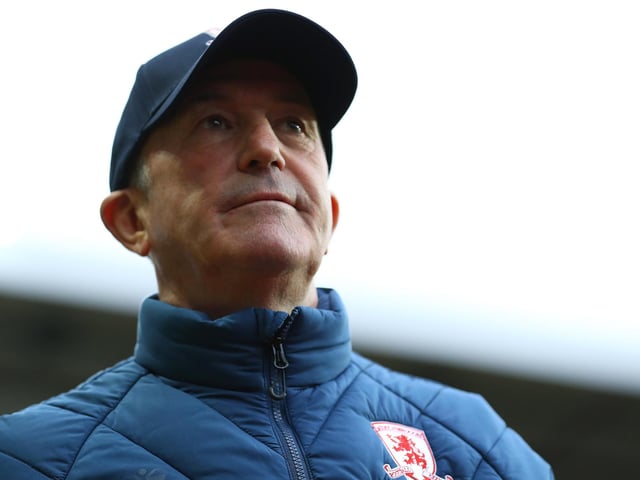 Current job: Unemployed. Last job: Middlesbrough. Career win percentage: 36.29%