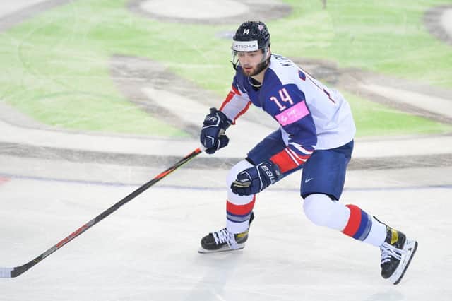 Liam Kirk in the colours of Great Britain