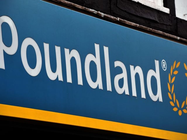 This pound shop is open.