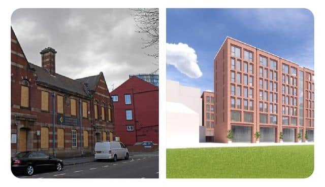 Impression of the flats set to replace the Old Coroner's Court.