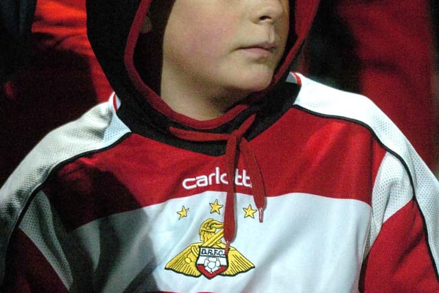 A dejected young Rovers fan at the end of the penalty shootout