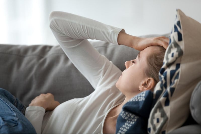 A headache is one of the most common side effects of the Covid jab, but can be relieved by taking some paracetamol.