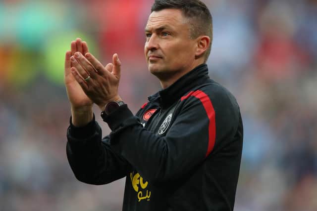 London, England, 22nd April 2023.  Paul Heckingbottom is about to lead Sheffield United to promotion back to the Premier League Paul Thomas / Sportimage