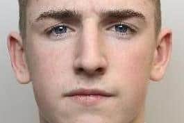 Pictured is Taylor Meanley, aged 17, of of Beech Crescent, Mexborough, who was found guilty of the murder of Lewis Williams and of possessing a firearm with intent to endanger life. He also admitted assaulting a teenager and damaging property.