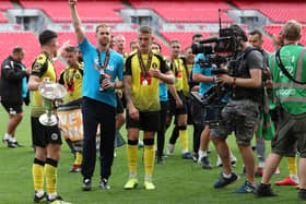 Former Sheffield Wednesday man, Simon Weaver, was victorious at Wembley on Sunday. (Photo by Catherine Ivill/Getty Images)
