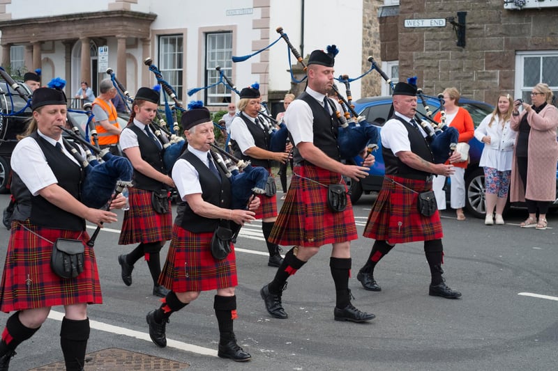 Berwick Pipe Band started the event. Picture: Dave Watson @ FOLDYARD