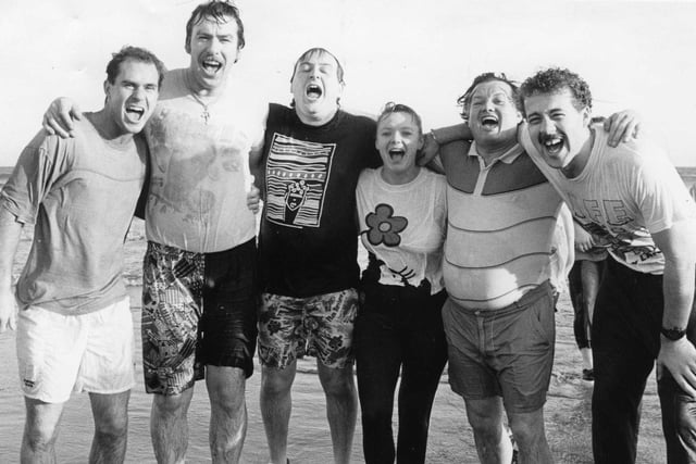 A reminder from the 1991 Lions Boxing Day Dip at Seaton Carew. Are you in the picture?
