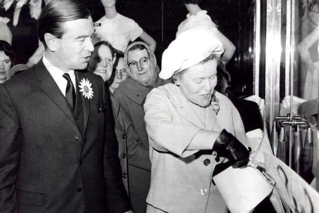 The grand opening of Peter Robinson store in 1962