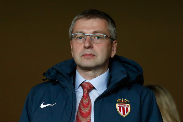 Dmitriy Rybolovlev owns FC Monaco (football). Estimated worth £5.3 billion.