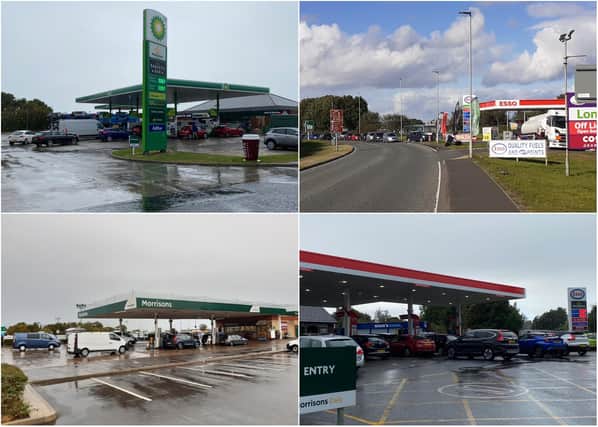 Northumberland filling stations.