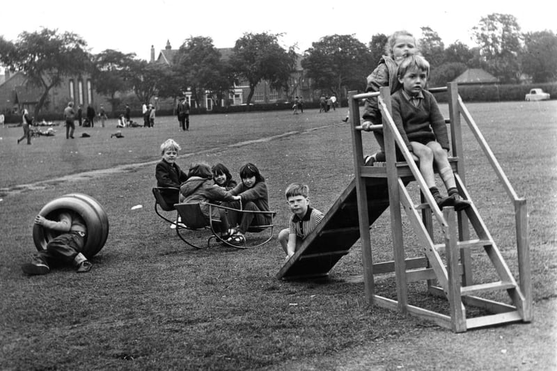 Members of the open air youth club in West Park, Jarrow. Who remembers this from August 1970?