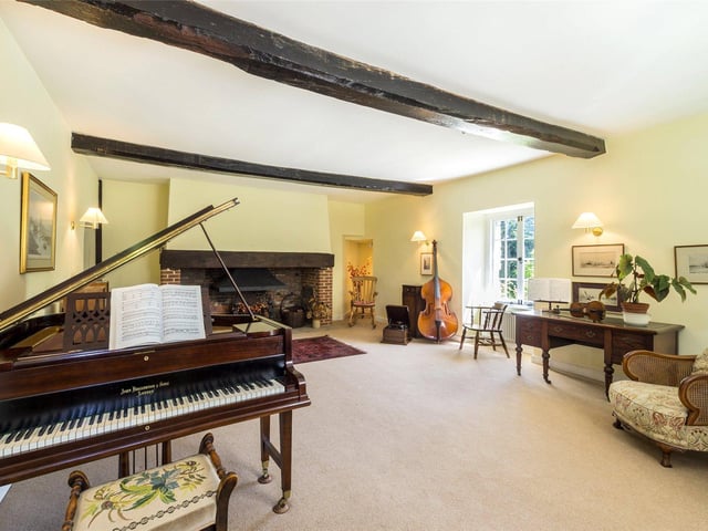 It has seven bedrooms and is listed on the market for £2,450,000 - it is listed by Jackson-Stops Chichester - 01243 468806