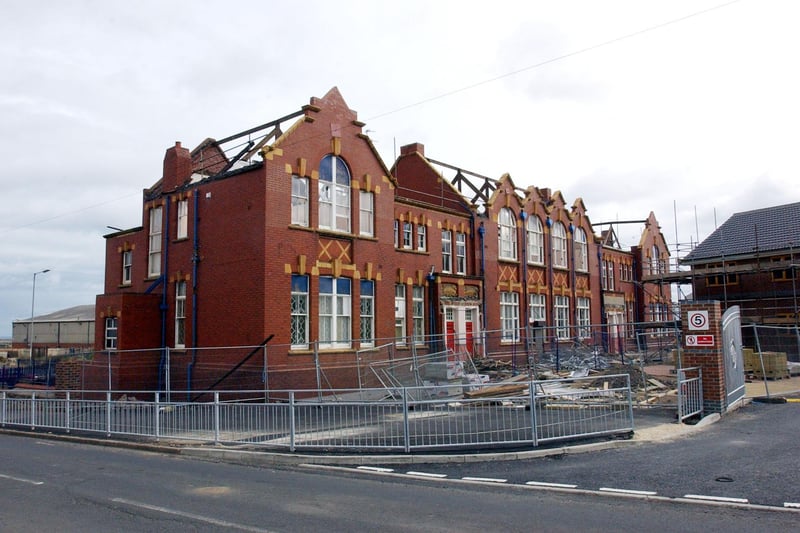 The demolition of the old Grangetown Primary School in 2003. Does this bring back memories?