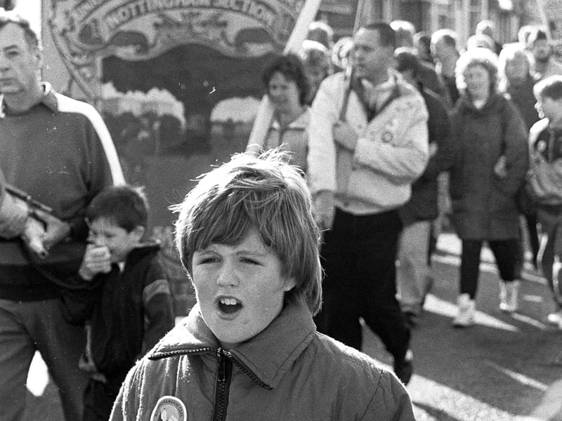 Children marched alongside their parents - did you join the protest?