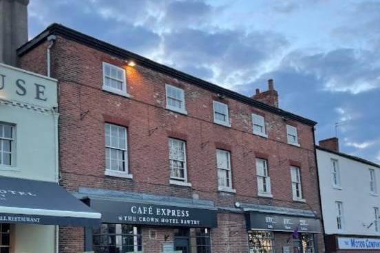 The Crown Hotel,  Market Place, High Street, Bawtry, DN10 6TJ. Rating: 4.1/5 (based on 621 Google Reviews). "Excellent service, the staff were very friendly and helpful. Highly recommend a visit to The Crown Hotel." (4-star hotel)