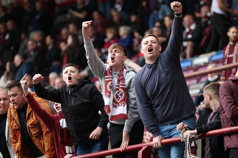 Hearts fans make themselves heard