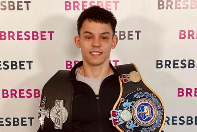 Longley-based Blayne Armitage will compete for the Ramon Dekkers Belt in Grantham on Friday. Photo courtesy of Bresbet.