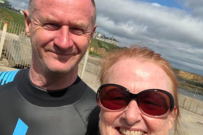 Deborah Simpson said: "I joined the Facebook group about two or three weeks ago but not had a chance to swim with the group yet. My husband and I have been sea swimming at Little Haven and loved it completely. We’ve also swam off isle of Arran and Seaham - we hope to meet the group at some point."