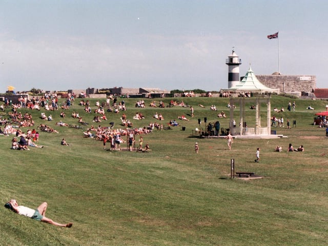The band stand in Southsea Common in June 1998