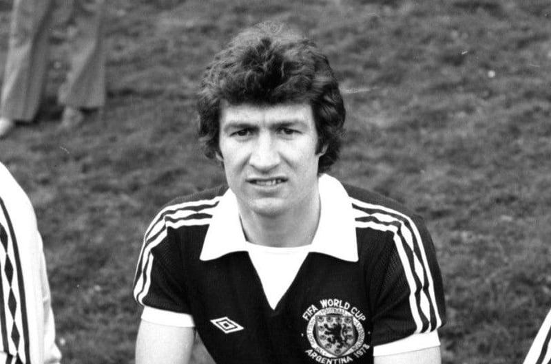 The late great Sandy Jardine excelled in the heart of the Jambo defence between 1982-1988. Born within minutes of Tynecastle, Jardine was a born a Hearts fan too.