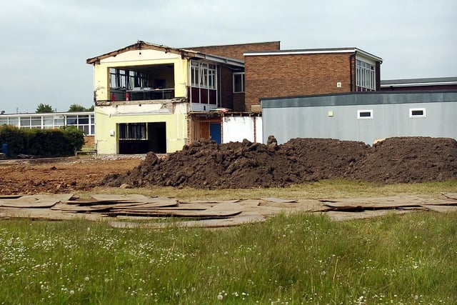 Demolition work underway at the former Brierton School in 2013. Is it a building that you miss in Hartlepool?