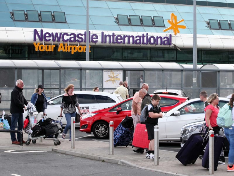 Newcastle Airport - 17 minutes and 24 seconds.