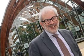 Lord Bob Kerslake in Millennium Square, Sheffield, in 2018. Picture by Marie Caley