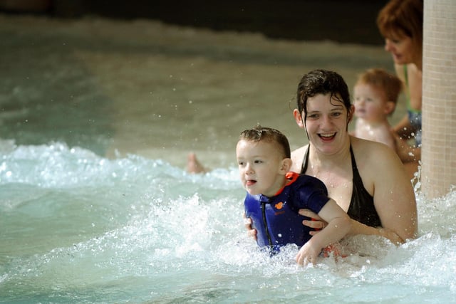 March 2008. Southsea's Pyramids has had a stay of execution as it was due to close at the end of the month. Pictured are parents and toddlers enjoying the swimming pool. Picture: Paul Jacobs (081019-5b)
