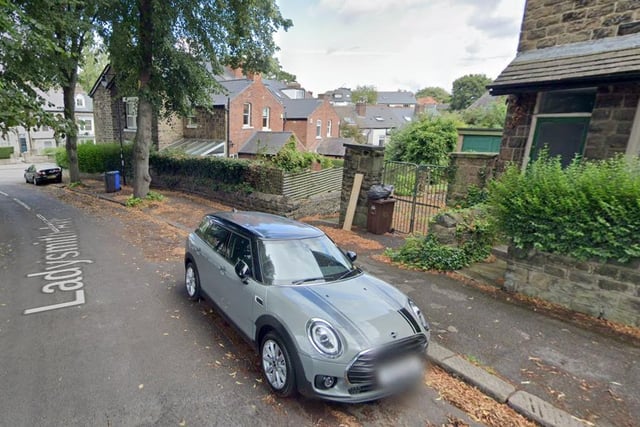 The highest number of reports of vehicle crime in Sheffield in December 2022 were made in connection with incidents that took place on or near Ladysmith Avenue, Nether Edge with 4