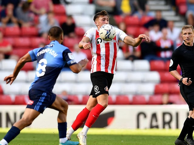 Neil has become one of the Black Cats’ most consistent performers this season and will be relied upon once again to marshall the midfield. (Picture by FRANK REID)