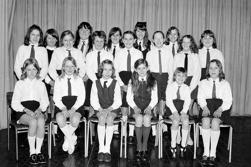 Shirebrook Girls' School Choir - can you spot any familiar faces?