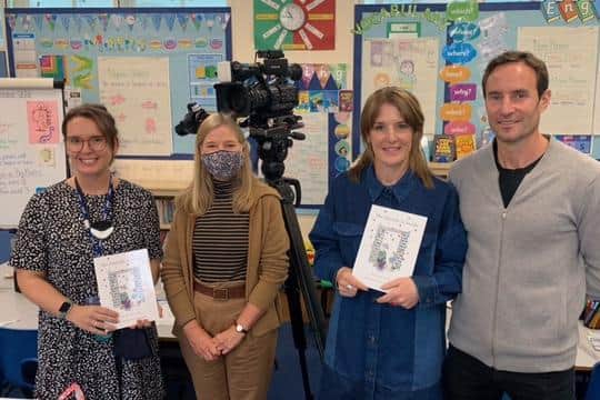 Joseph and Anna recently visited Greystones Primary school in Sheffield after the launch of their book.