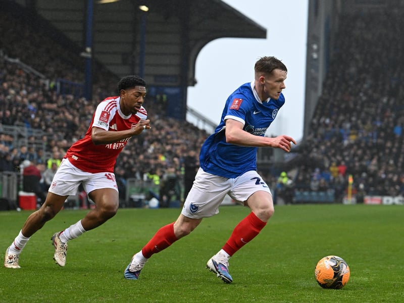 The one-man riot is made for these occasions. Pompey fans will be looking forward to seeing him get stuck into rivals.
