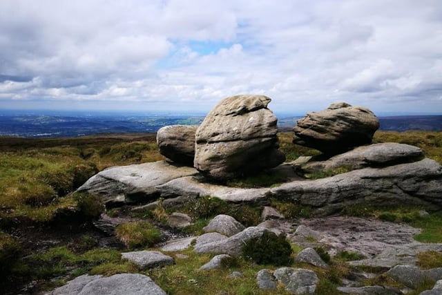 Upon climbing Bleaklow, if the weather conditions are appropriate, you'll be able to see as far as Snowdonia in Wales! It's 633 metres tall at its apex.