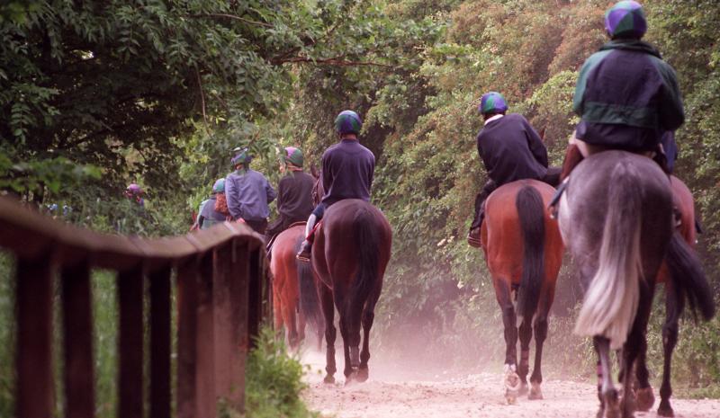 Northern Racing College pupils in 1997.