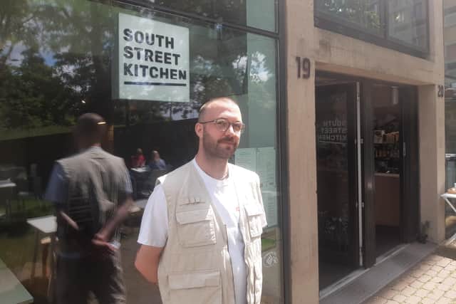 South Street Kitchen's general manager Rob Myers told how the cafe was forced to close for a week, only reopening on Thursday, May 25, after the water at a number of apartments and businesses in Sheffield's famous Park Hill flats complex was found to be contaminated.