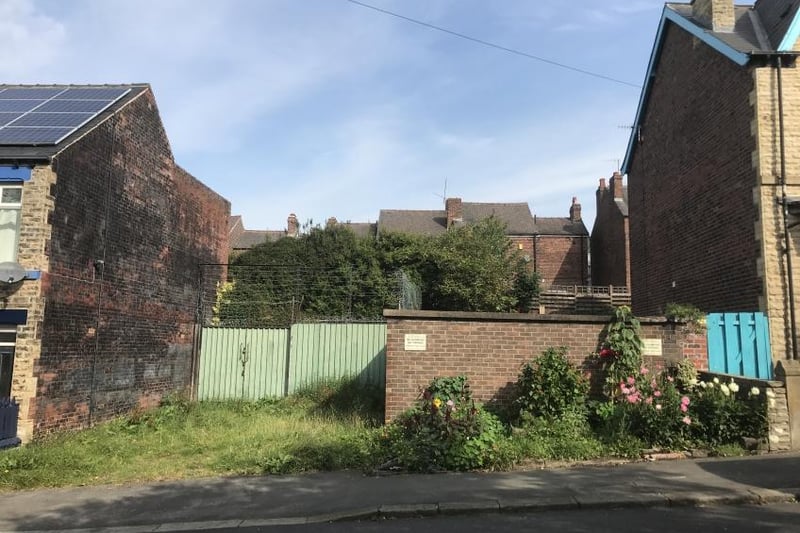 Land between 17 And 23 Seabrook Road, Park Hill. Guide price: £75,000.