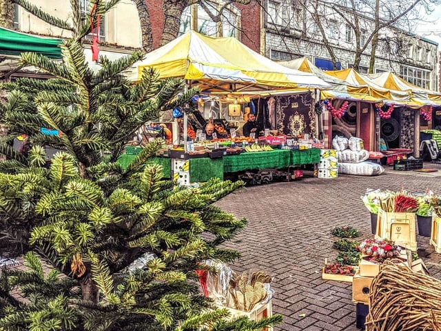 Portsmouth takes pride in its markets, especially at Christmas time.