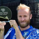 Barry Bannan with his Sheffield Wednesday Player of the Season award.