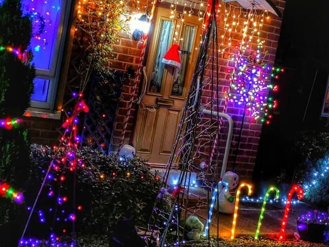 This house has put on a colourful show.