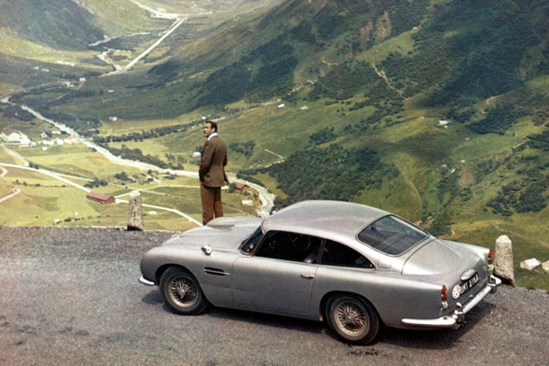 Sean Connery
1964 was the first time Bond drove an 
Aston Martin ,The DB5
in Goldfinger - 1964
Director: Guy Hamilton